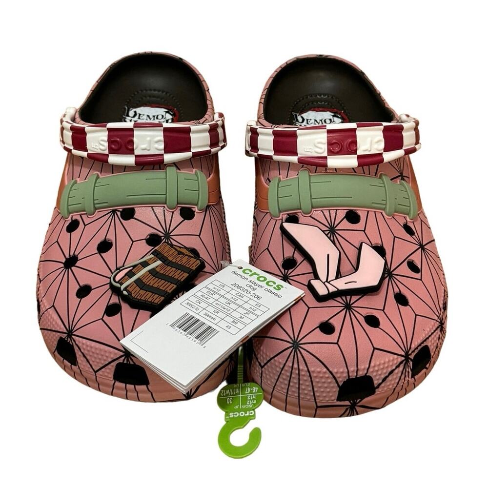 Demon Slayer Crocs Classic Clogs Mens Size 12